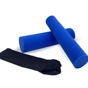 Maxliving Chiropractic Spinal Care Medium Progressive Rollers with Covers Blue